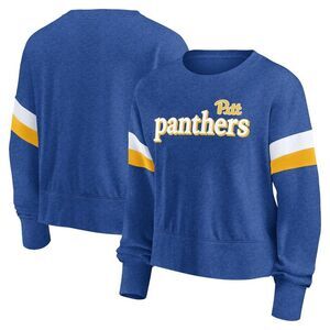 Colorado Buffaloes - NCAA Licensed Pitt Panthers Women's Crew Neck Flee Blue